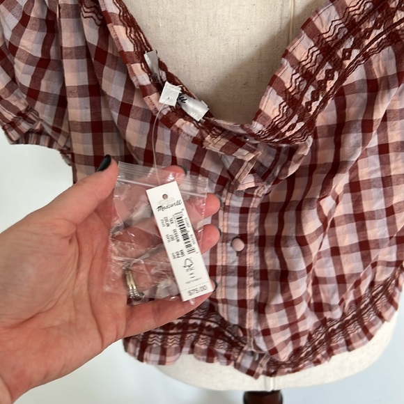 Madewell Peasant Top - Picture 3 of 3